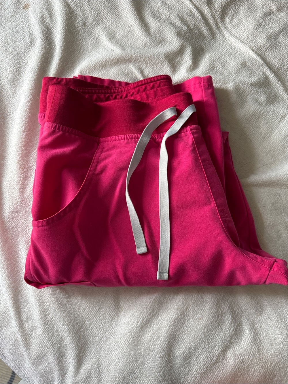 Figs Kade cargo pants. Hot pink